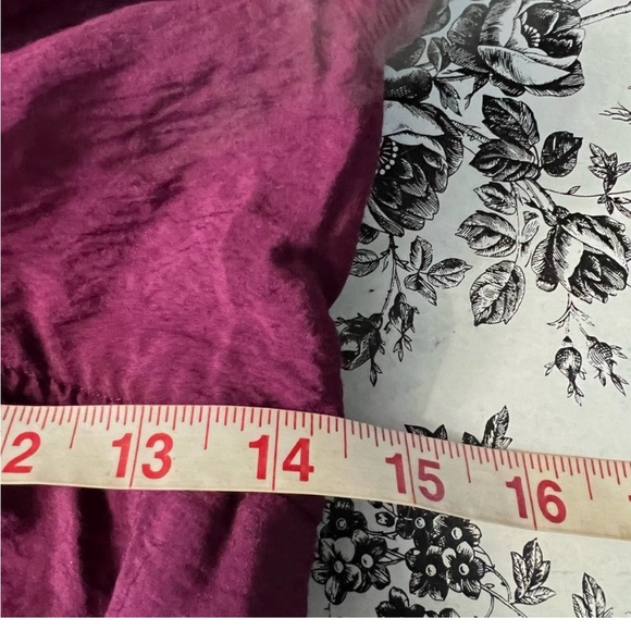 Anthropologie MAEVE Deep-V Neck Ruched Midi Dress- size 6 - Picture 5 of 6